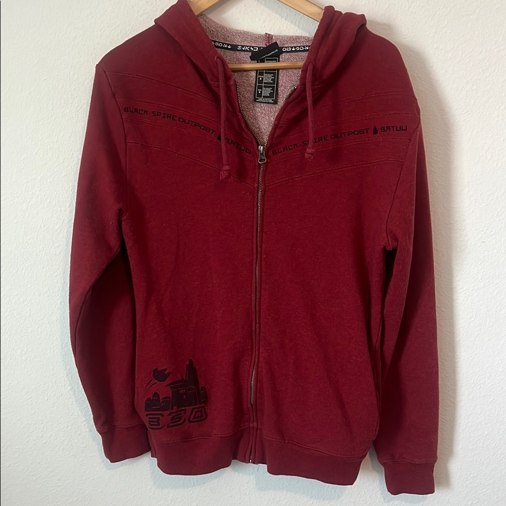 Star Wars Red Zip Up Hooded Jacket